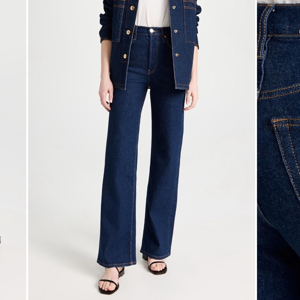 RE/DONE 70s Ultra High Rise Wide Leg Comfort Stretch